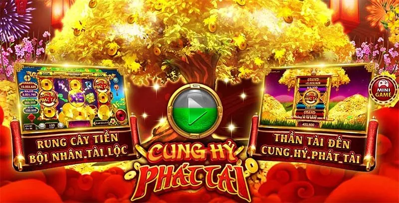 Cung Hỷ Phát Tài là một trong những trò chơi Slots hấp dẫn tại cổng game Rikvip