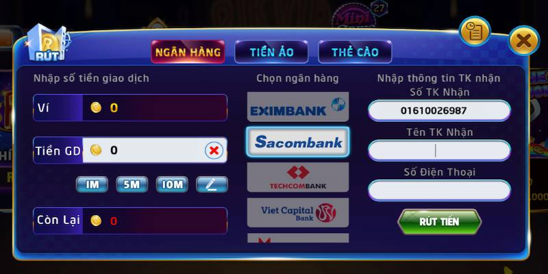 Các bước nạp tiền nhanh qua Code Pay khi đang chơi trực tuyến